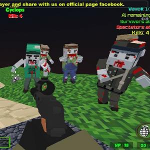 Blocky Combat Streik Zombie Survival