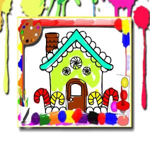 Livre de coloriage maison