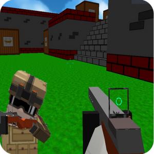 Blocky Pistolet D Multiplayer Warfare