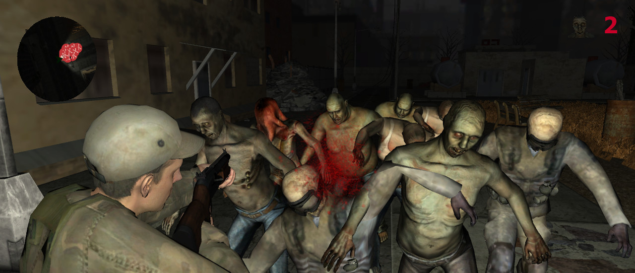 Zombies de combat lourds