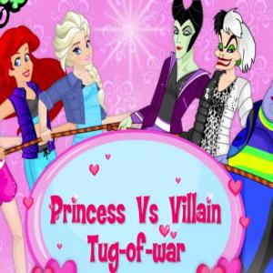 Princesse vs Villains Tug de guerre