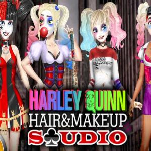 Harley Quinn Haar- und Make-up-Studio