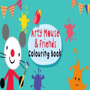 Книжка-раскраска Arty Mouse