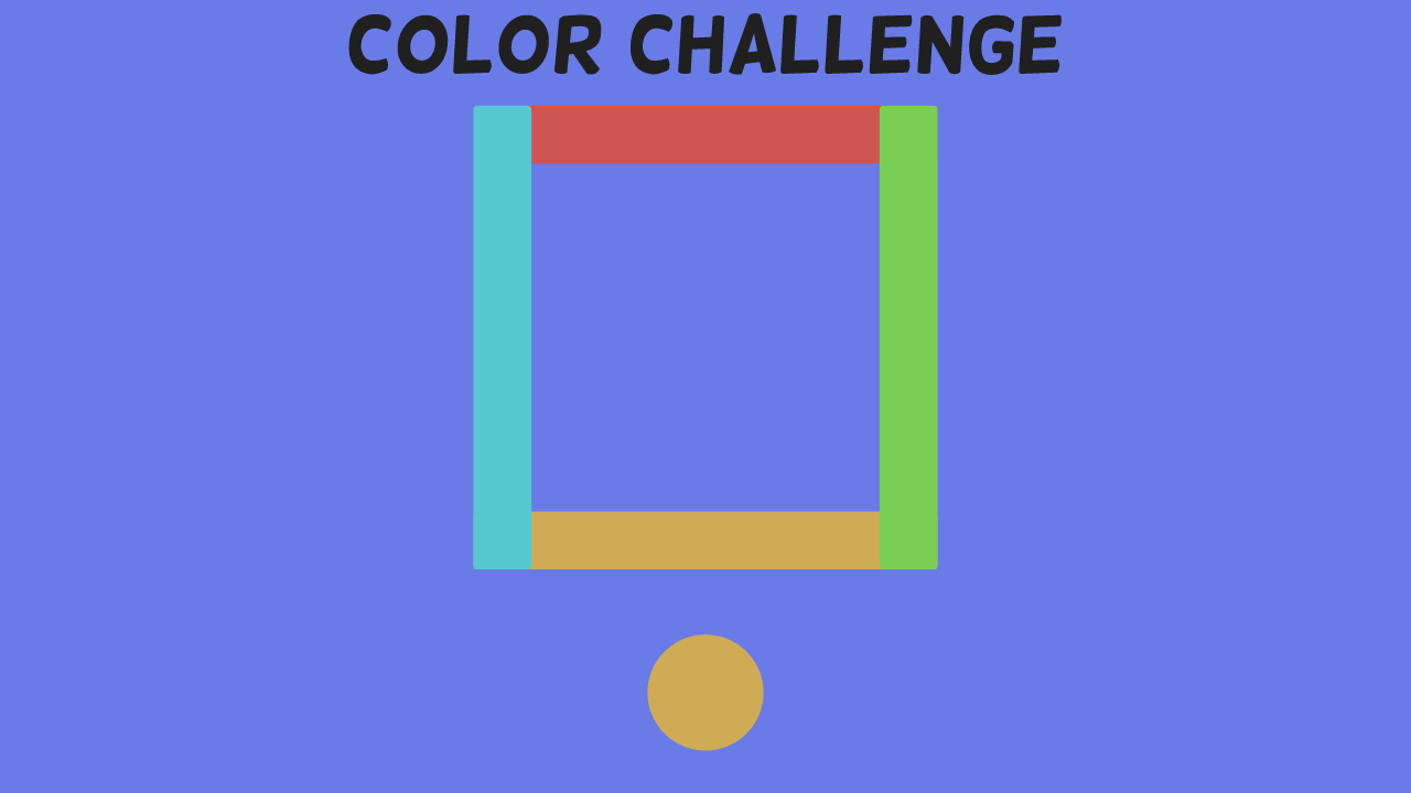 Farbe Herausforderung