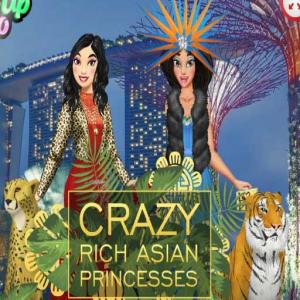 Verrückte reichen asiatische Prinzessinnen