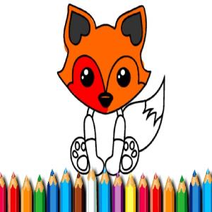 Fox-Färbung-Buch.