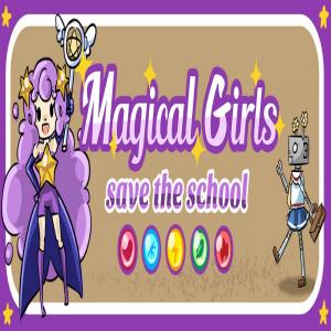 Magisches Mädchen retten die Schule