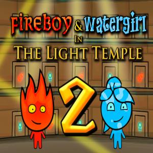 Fireboy- und Watergirl 2 leichter Tempel