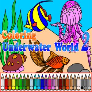 Coloriage mondial sous-marin