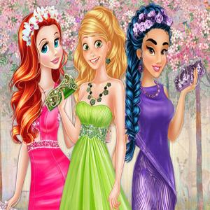 Цвета весенних платьев принцесс
