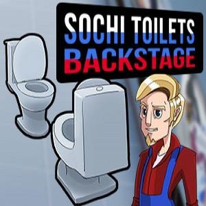Sotschi Toiletten Backstage.