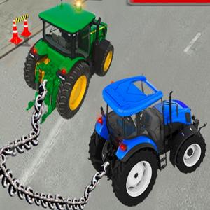 Verketteter Traktor-Abschleppsimulator