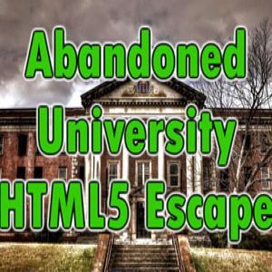 Verlassene Universität HTML-Flucht