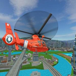 Simulation hélicoptère de secours 911 2020