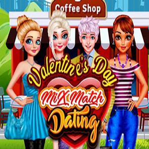 Valentinstag-Mix-Match-Dating
