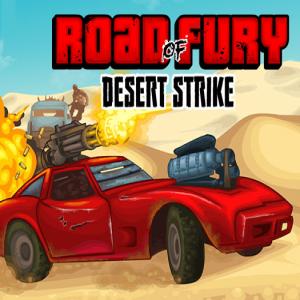 Route de la grève du désert de fureur