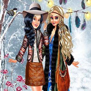Boho Winter mit Prinzessin
