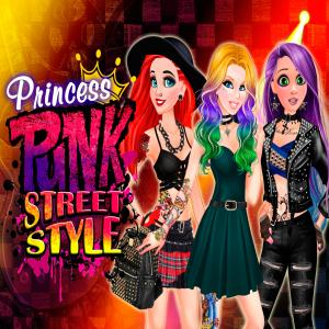 Конкурс уличного стиля принцессы в стиле панк