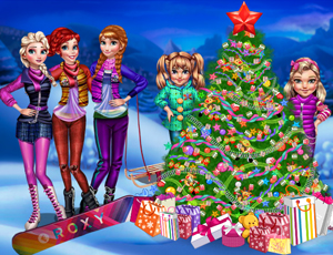 Arbre de Noël princesses