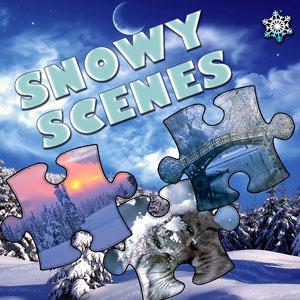 Снігові сцени головоломки
