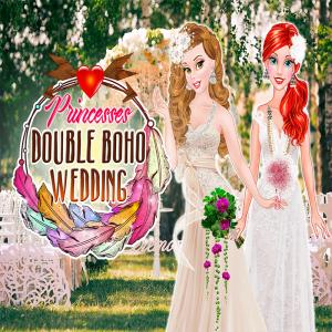 Prinzessinnen doppelte Boho-Hochzeit