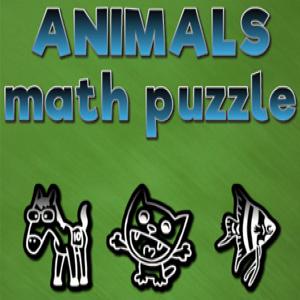 Tiere mathematische Puzzles.