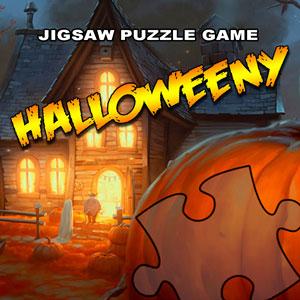 Puzzle jigsaw halloweeny