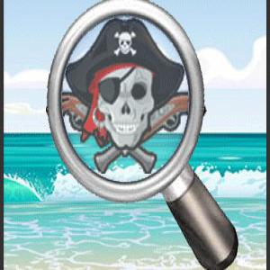 Objets cachés trésor pirate