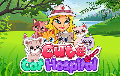 Süßes Katzenkrankenhaus