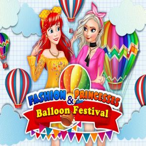 Princesses de mode et festival ballon