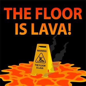Der Boden ist Lava