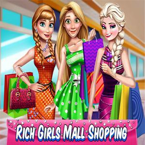 Reiche Mädchen Mall Shopping