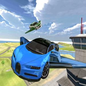 Ultimatives fliegendes Auto 3D
