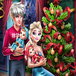 Elsa-Familie Weihnachten.