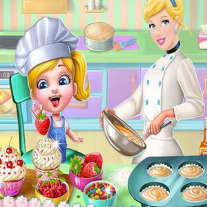 Cindy Cooking Cupcakes.