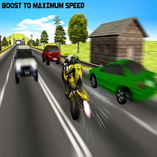 Autobahnfahrer Motorrad Racer 3D