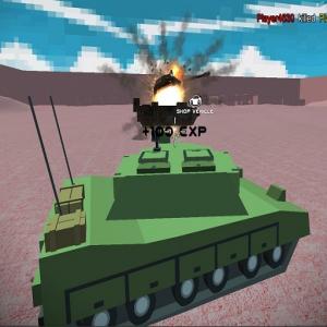 Hubschrauber und Tank Battle Desert Storm Multiplayer