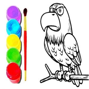Livre à colorier Eagle