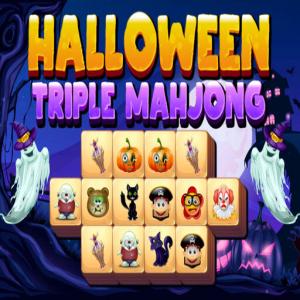 Halloween Triple Mahjong.