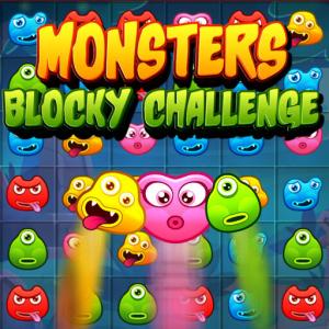 Monster blockige Herausforderung.