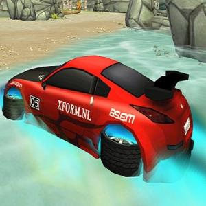Incroyable Eau Surf: Jeu de course de voitures 3D