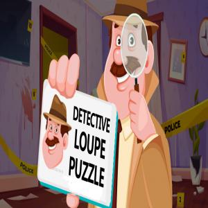 Puzzle de loupe détective