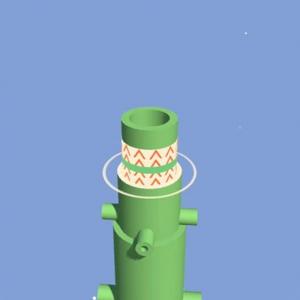 Erstellen Sie Turm 3D.