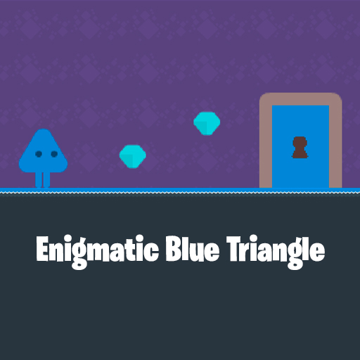 Triangle bleu énigmatique