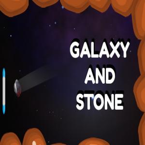 Galaxie und Stein