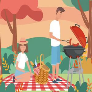 Barbecue Pique-nique Objets cachés