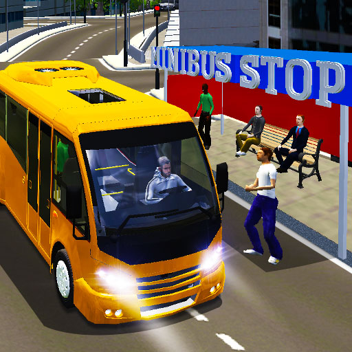 Міський мікроавтобус водій