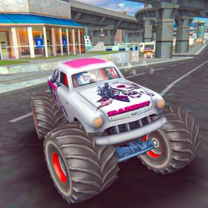 Monster Camion Stunts Jeux de course Jeep gratuit