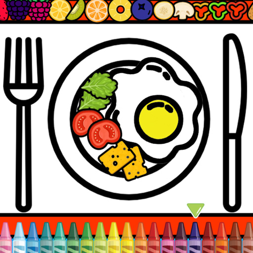 Plaque de dîner de couleur et décorer