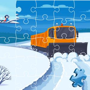 Зимние грузовики Jigsaw